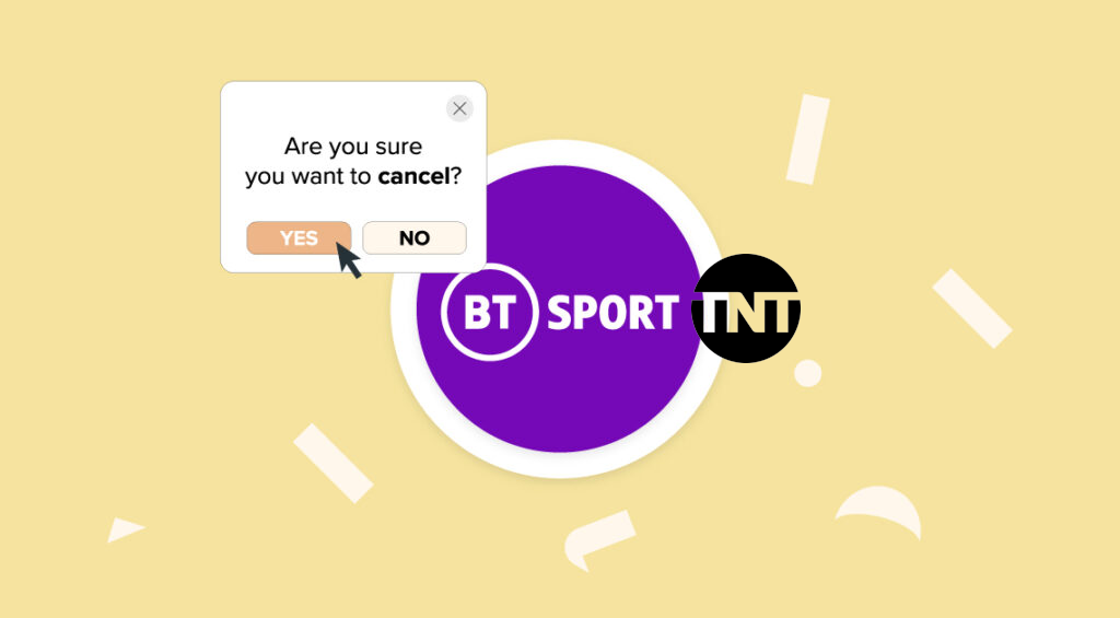 cancel bt sport TNT sport